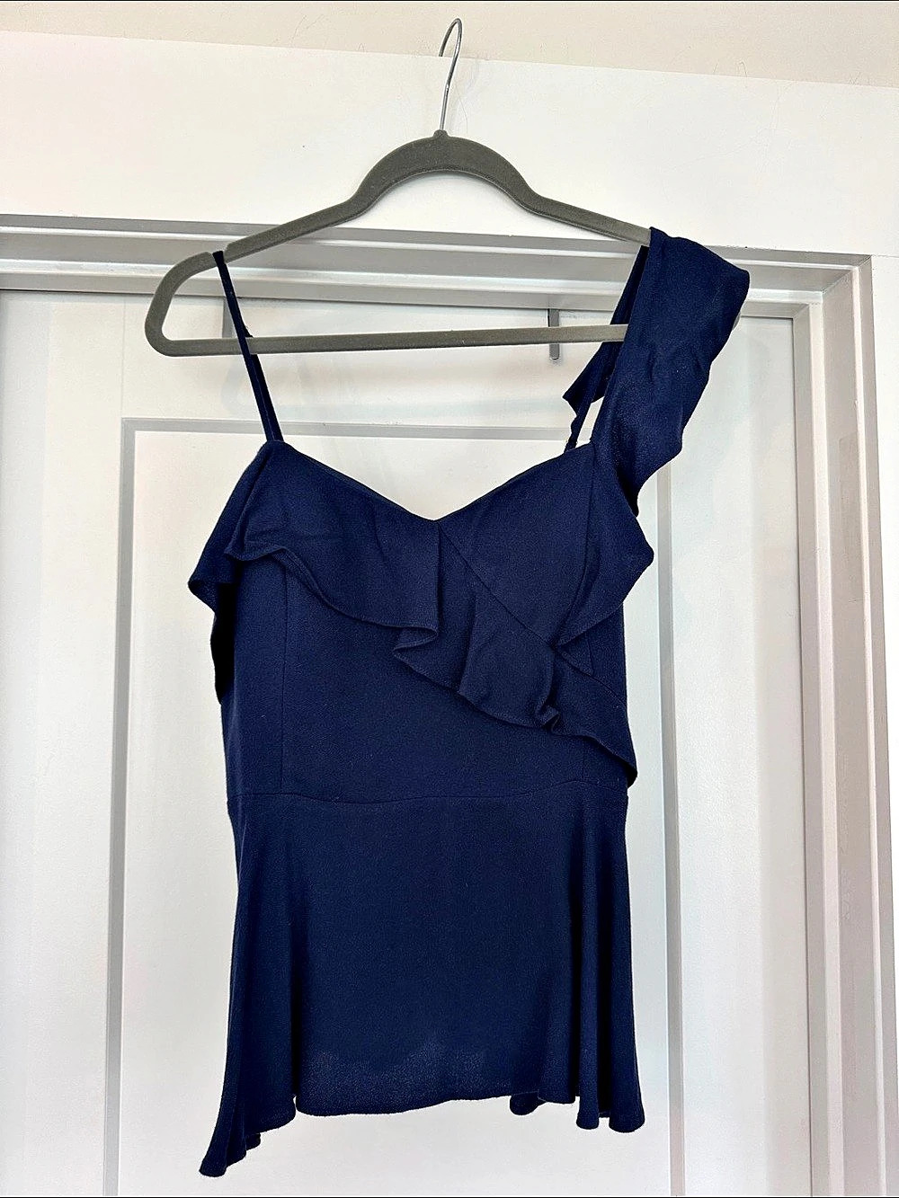 Lilly Pulitzer Ruffle Camisole in Blue Size 10 Like New